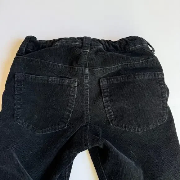 Gymboree Boys Corduroy Straight Leg Black Cotton Pants 6 - Picture 9 of 9